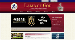 Desktop Screenshot of church.lambofgodlv.com